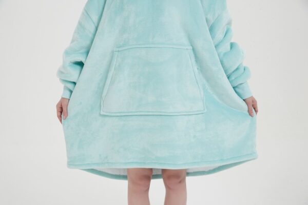 Green Adult Hooded Blanket - 图片 4